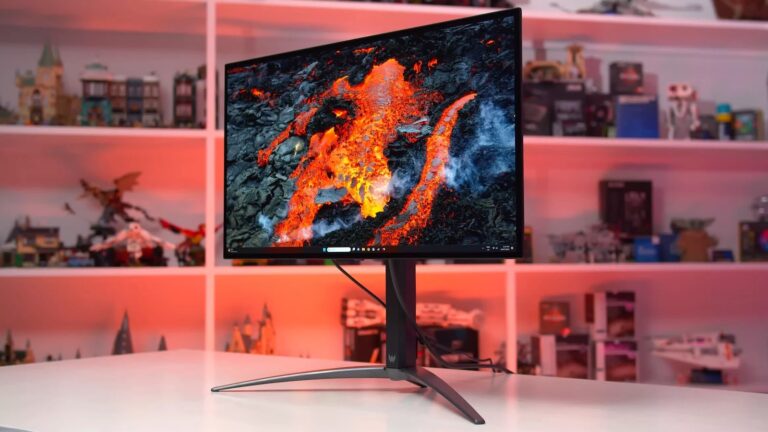 Acer Predator X27U OLED gaming monitor displays vivid colors in a smooth experience