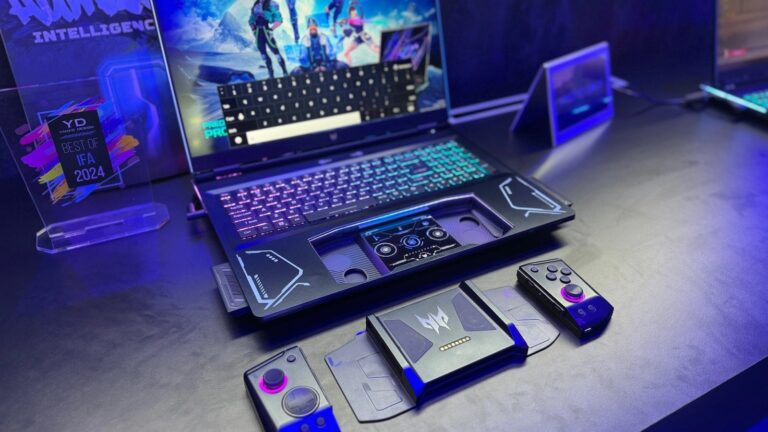 Acer Project DualPlay: Novel Gaming Laptop Concept for Dual-player Fun on Gadget Flow