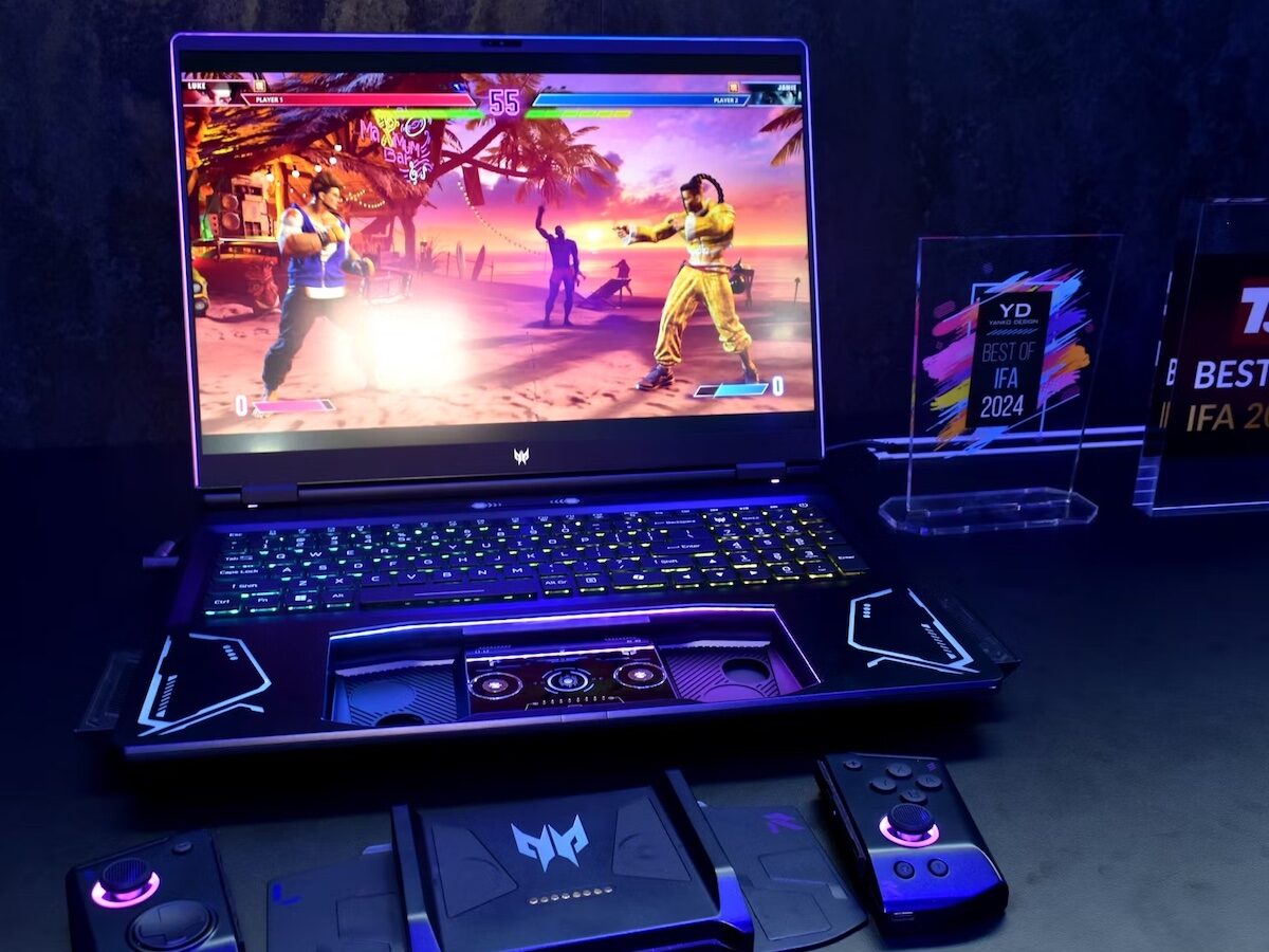 Acer Project DualPlay: Novel Gaming Laptop Concept for Dual-player Fun on Gadget Flow