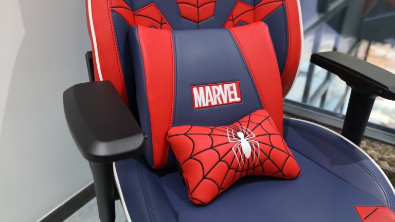 Andaseat Marvel Collaboration Series superhero gaming chairs have an ergonomic design