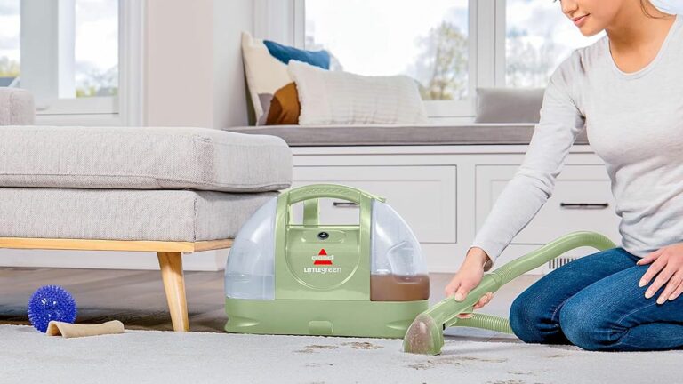 BISSELL Little Green Portable Carpet Cleaner Machine with Versatile Tools on Gadget Flow