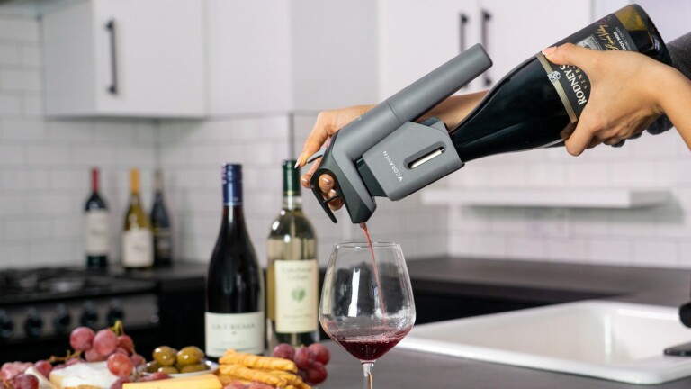 Coravin Timeless Three SL wine bottle opener and preserver locks in wine’s freshness