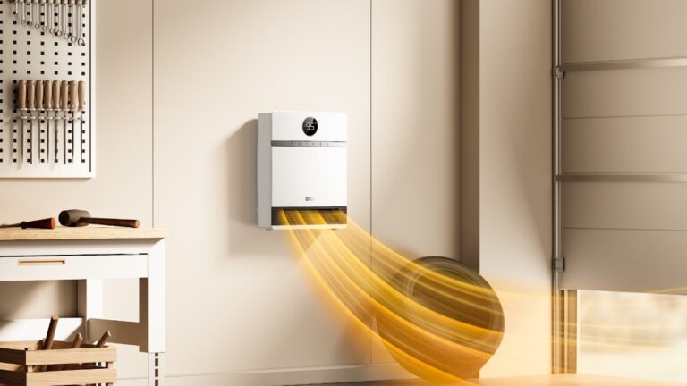 DREO WH517S: Smart Wall-Mounted Heater with Hyperamics 1500W System on Gadget Flow