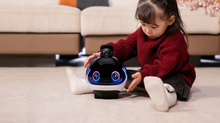 Enabot EBO X family robot companion and guardian has auto navigation & AI face recognition