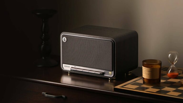 Edifier D32 tabletop wireless speaker blends aesthetic charm with advanced technology