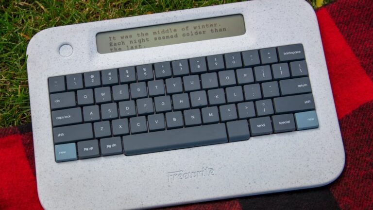 Freewrite Alpha portable digital typewriter ensures distraction-free writing sessions