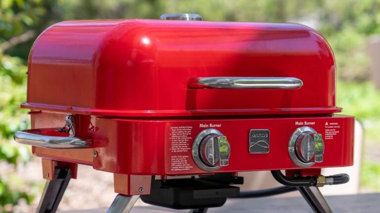 Kenmore 2-Burner Retro Portable Gas Grill brings flavorful outdoor cooking anywhere