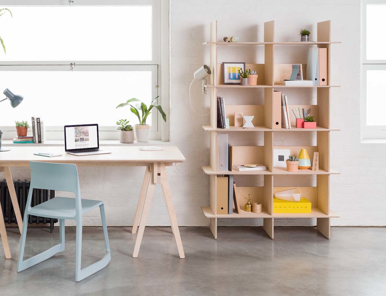 Open Desk Linnea Custom Bookshelf