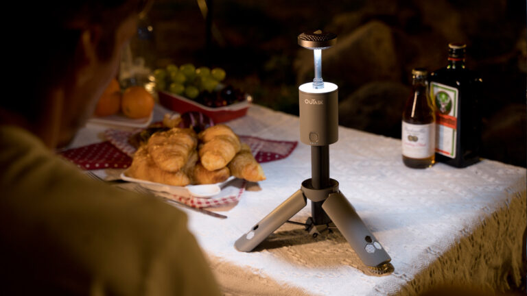 OUTASK Telescopic & Rechargeable Portable Light has a movable design for your outdoor setups