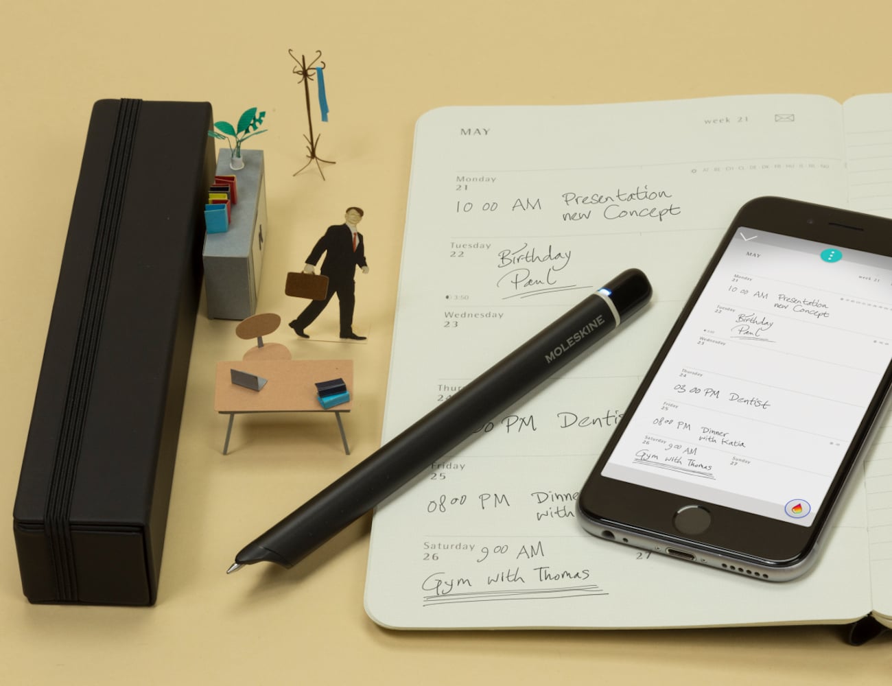 Moleskine Smart Planner instantly uploads appointments onto your digital calendar