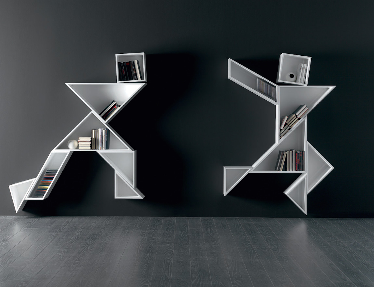 Tangram Shelves by Lago Italy