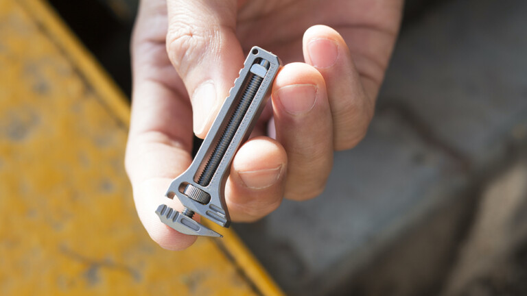 TiSpanner compact titanium multitool is always within reach for everyday preparedness